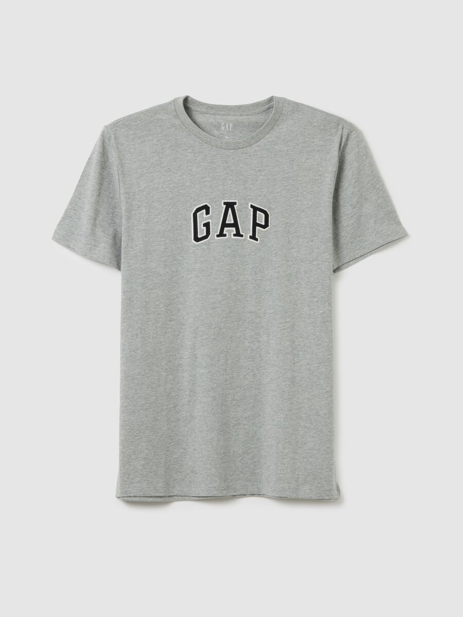Cotton T-shirt with embroidered logo_1