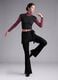 Leggings neri flare in tessuto elasticizzato traspirante ALTAVIA STUDIO_4