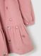 Girls' pink regular fit pure cotton dress_3