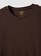 Slim fit brown stretch cotton T-shirt_5