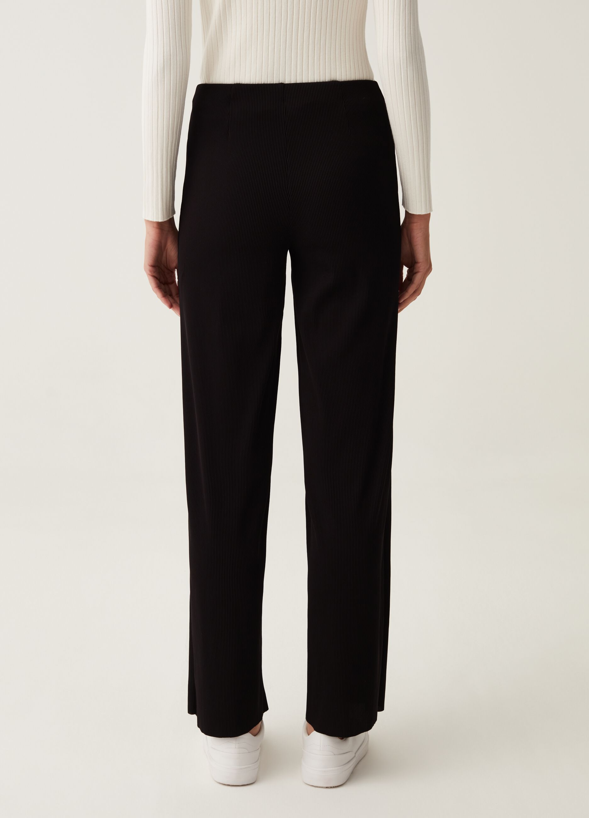 Pantalone wide leg in corduroy_2