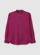 Multicolour striped shirt in pure cotton regular fit_4