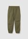 Boys&rsquo; trousers in 100% green cotton._3