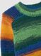 Boys' multicolour striped oversized jumper_2