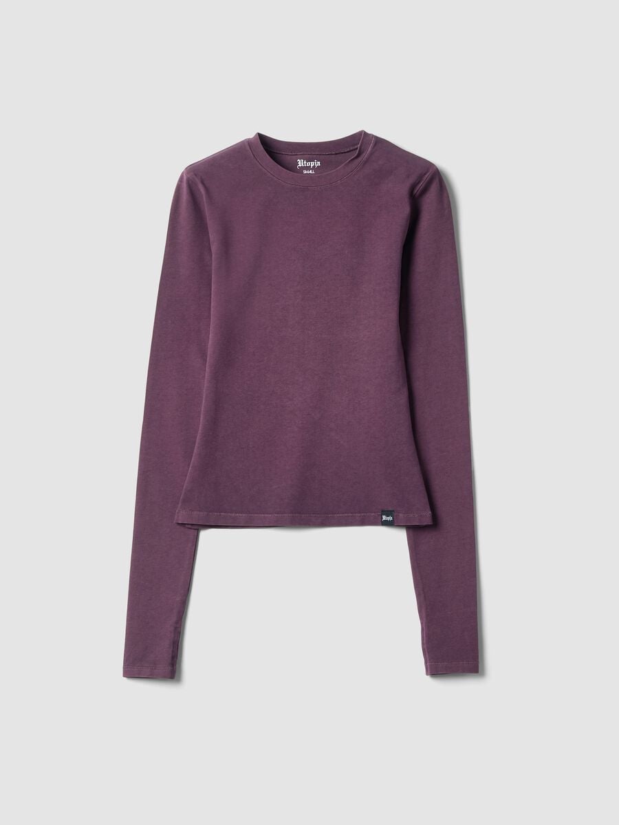 Perfect Longsleeve Washed Burgundy_0