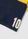 Yellow and blue regular-fit T-shirt with perforated insert for boys_2