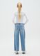 Jeans da ragazze in puro cotone denim regular fit_1
