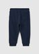 Children's blue pure cotton jogger trousers regular fit_1