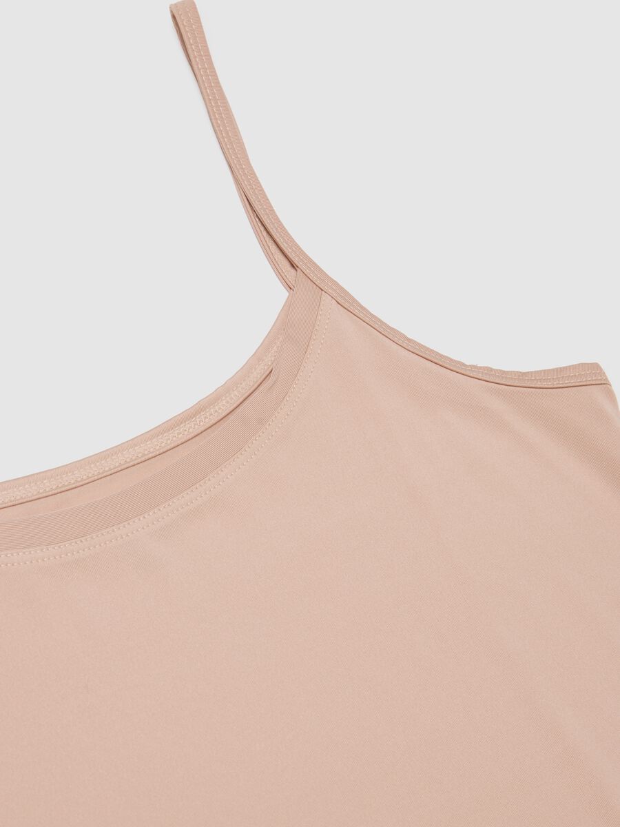 Beige tank top regular fit_1
