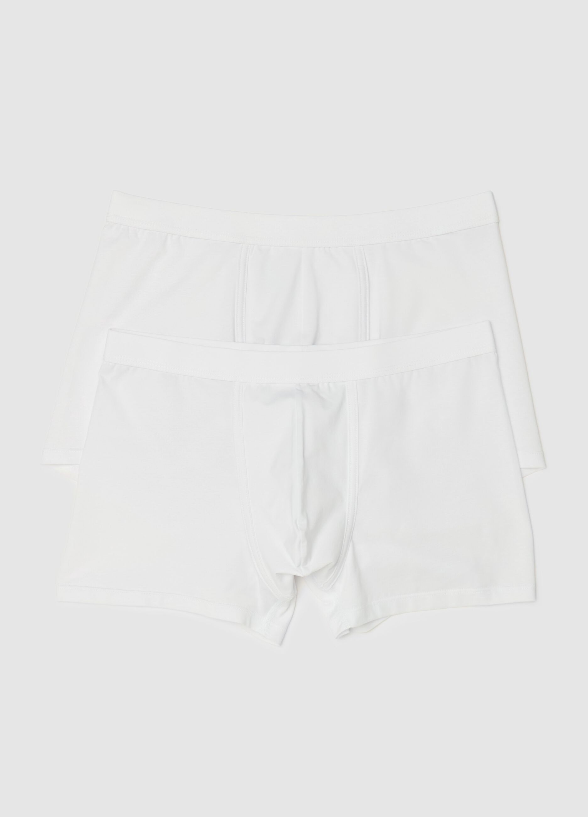 Two-pack boxer shorts in stretch mercerised cotton