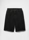 Black denim shorts_6