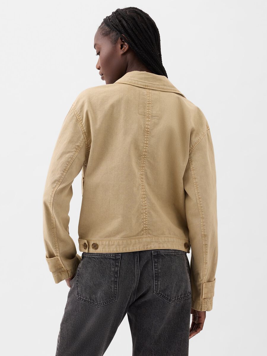 Utility shacket in cotton_2