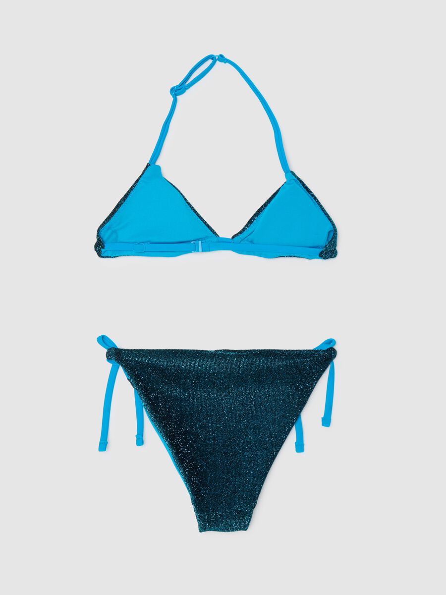 Girls' Bikini in Multicoloured Stretch Blend_1