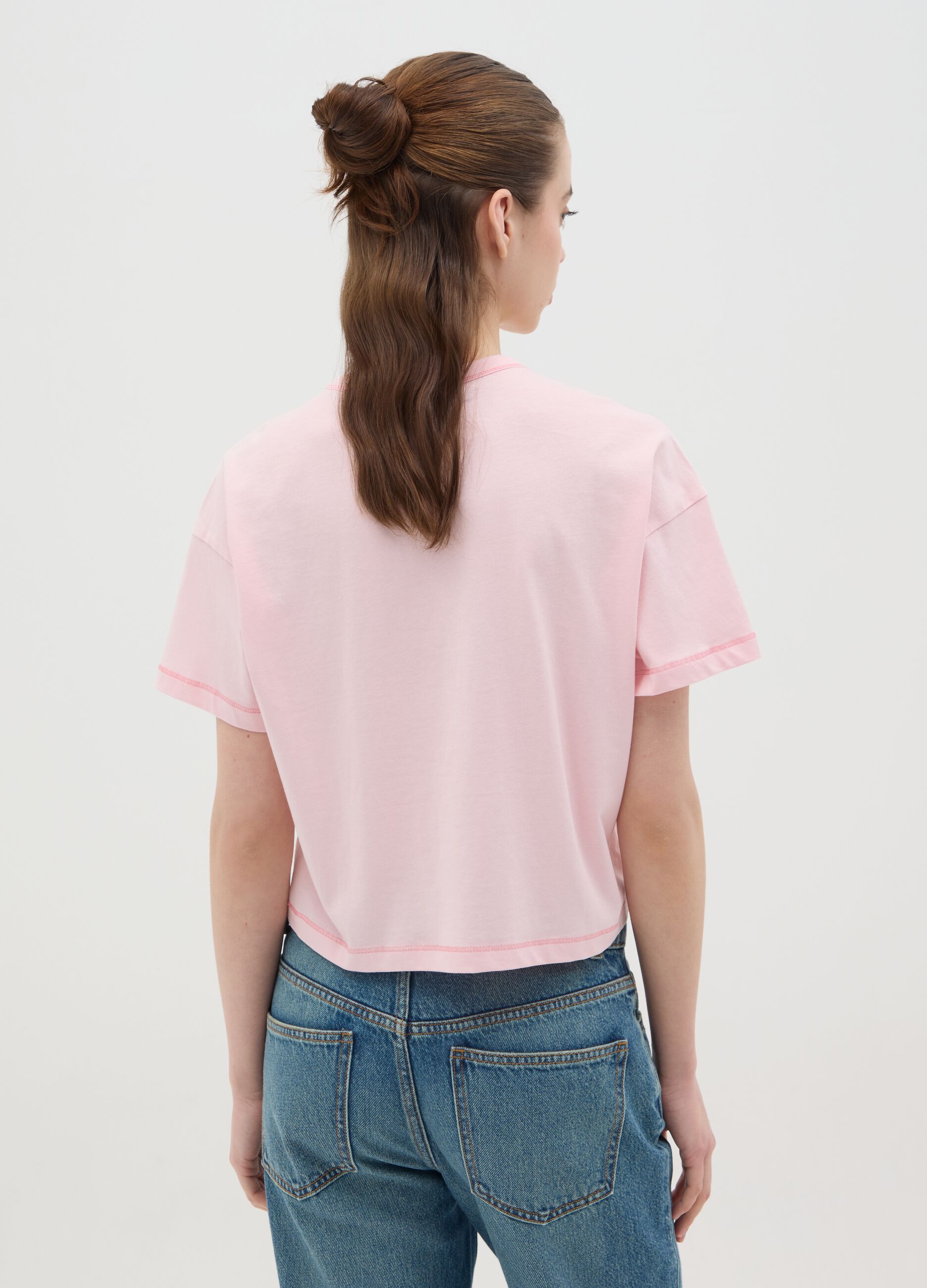 Pink T-shirt with Pokémon print