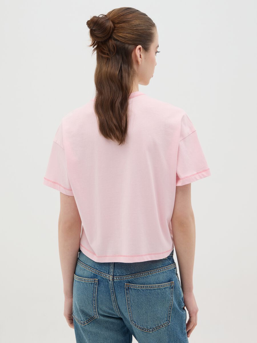 Pink T-shirt with Pokémon print_3