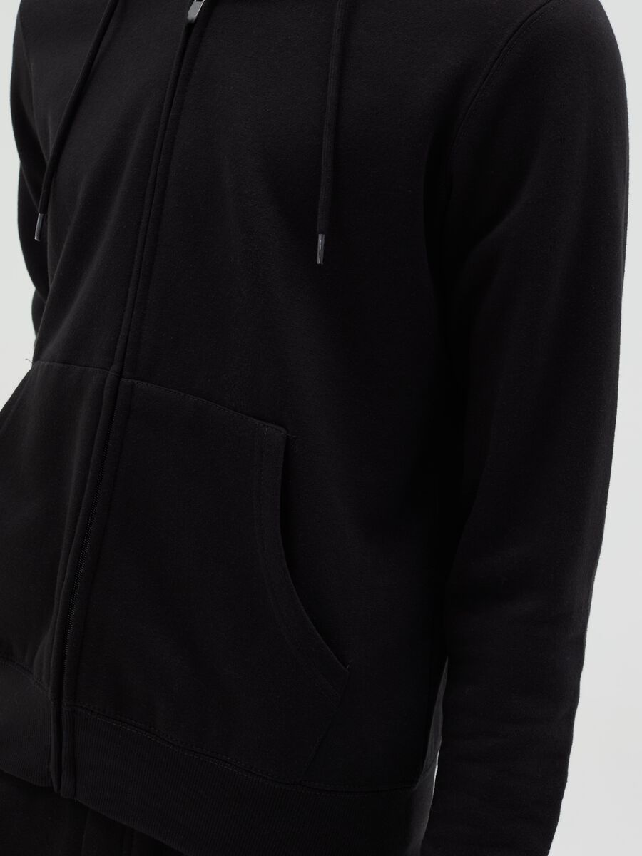 Essential full-zip sweatshirt with hood_2