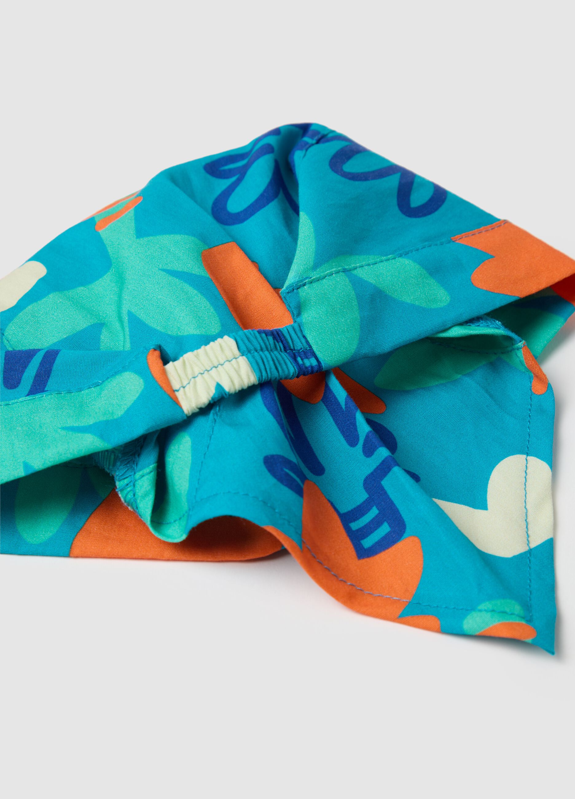 Multicolour pure cotton children's hat
