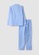 Blue striped organic cotton pyjamas_5