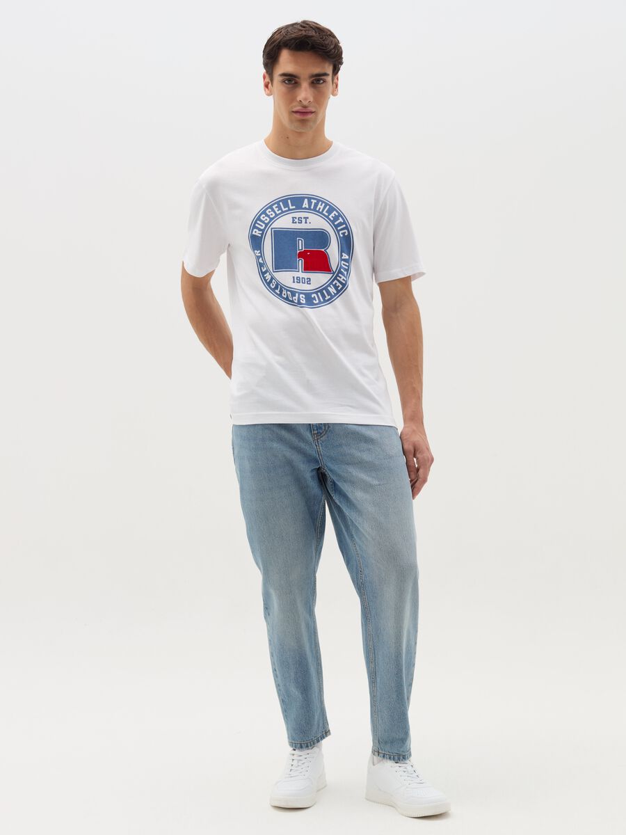 Cotton T-shirt with print_1