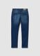 Boys' blue slim-fit stretch cotton jeans_4
