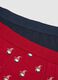 Multicoloured Christmas boxer twin pack in regular fit stretch cotton_1