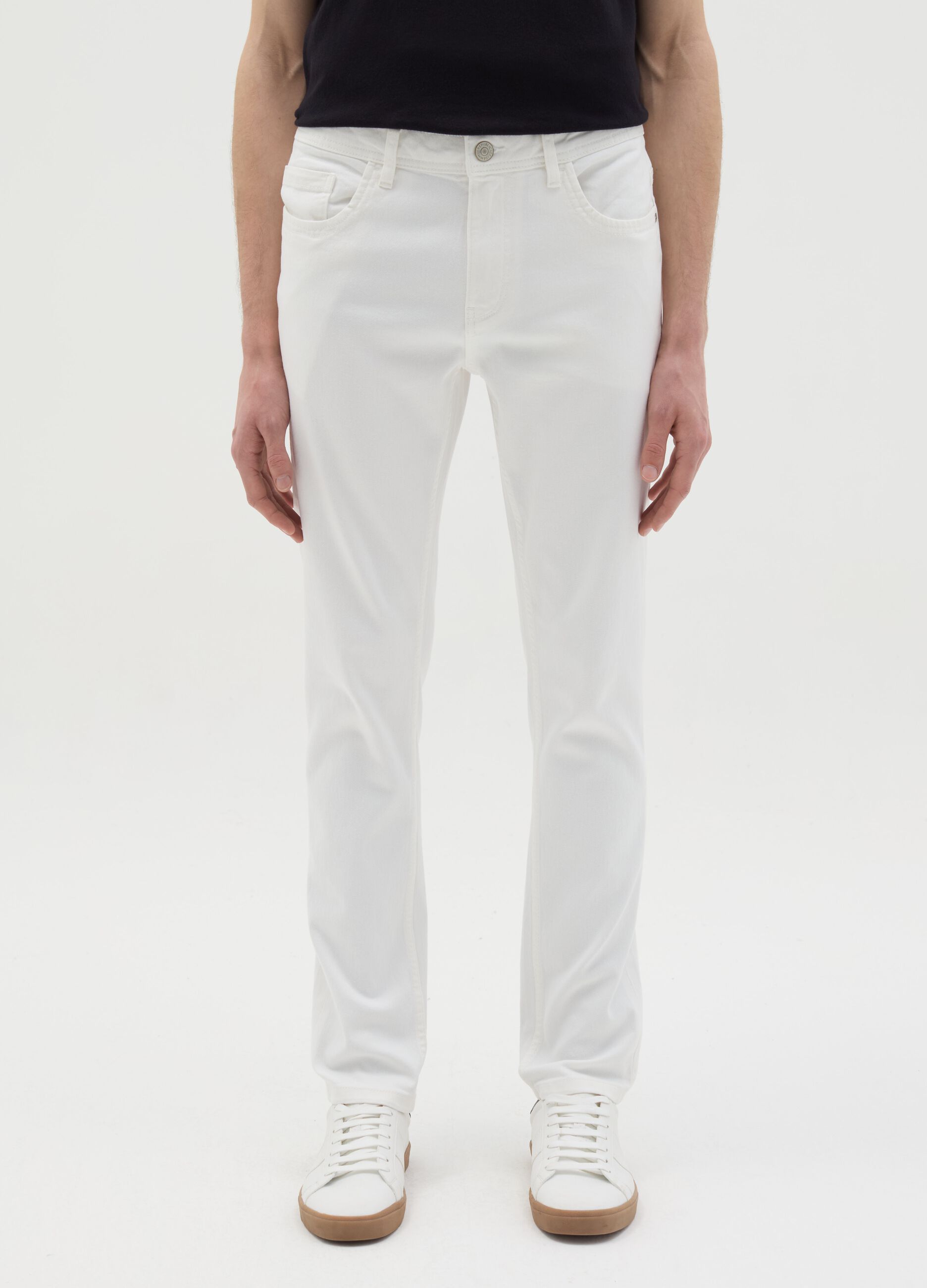 Plain skinny fit jeans
