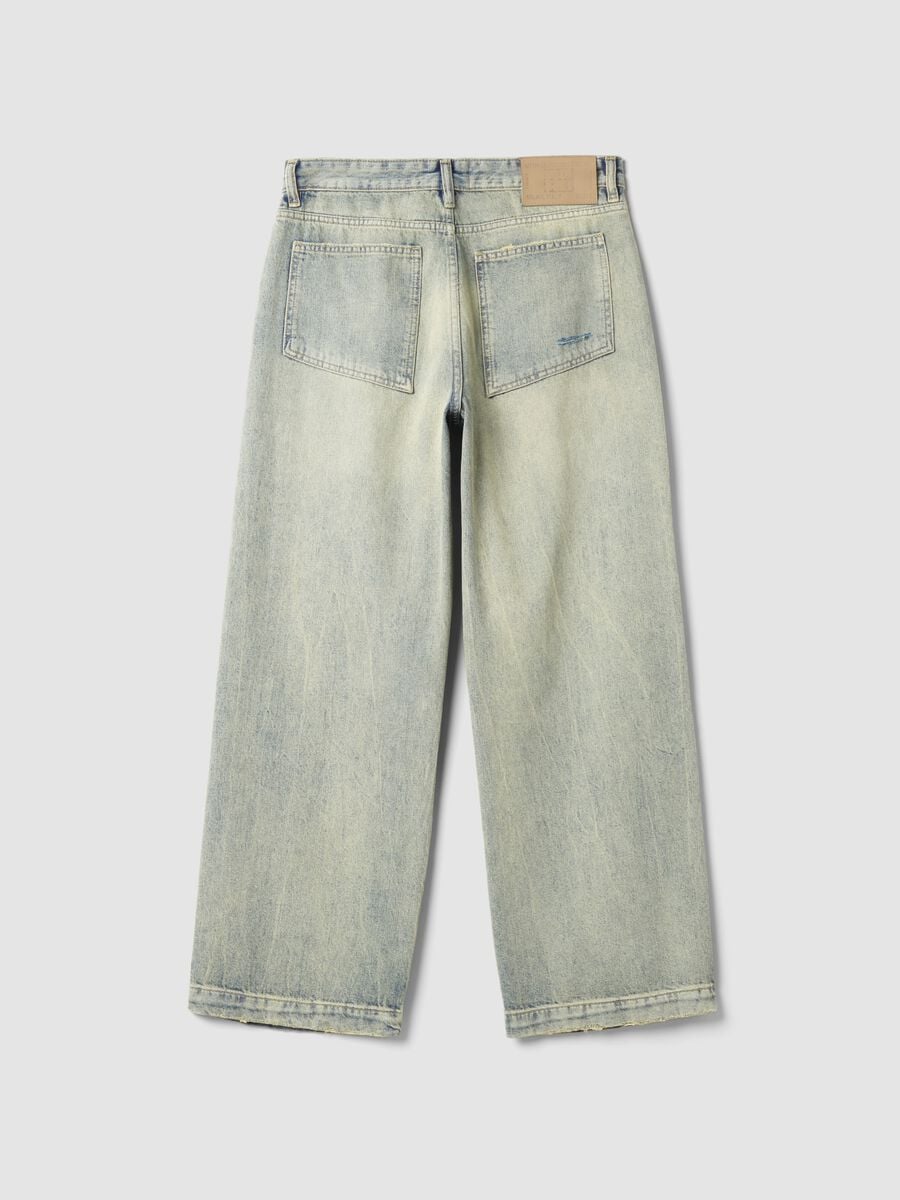 Wide Leg Denim Vintage Light Blue_5