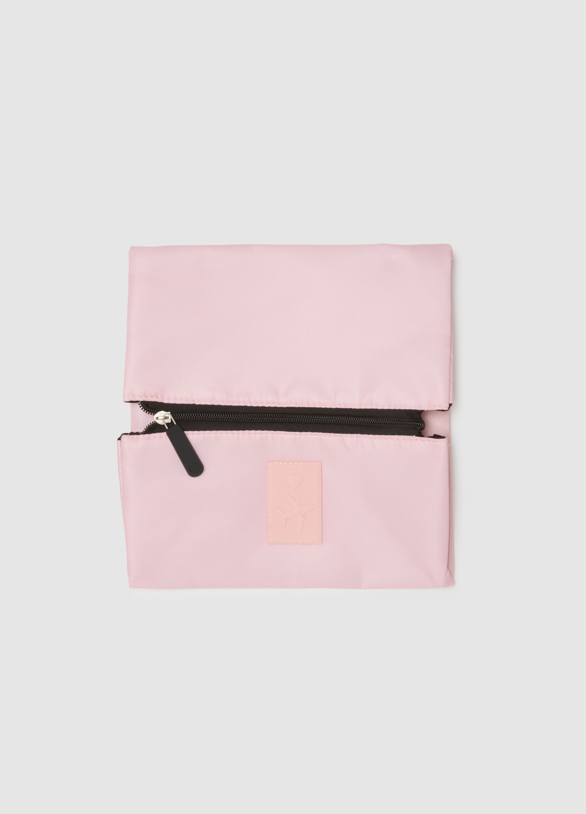 Pink clutch bag