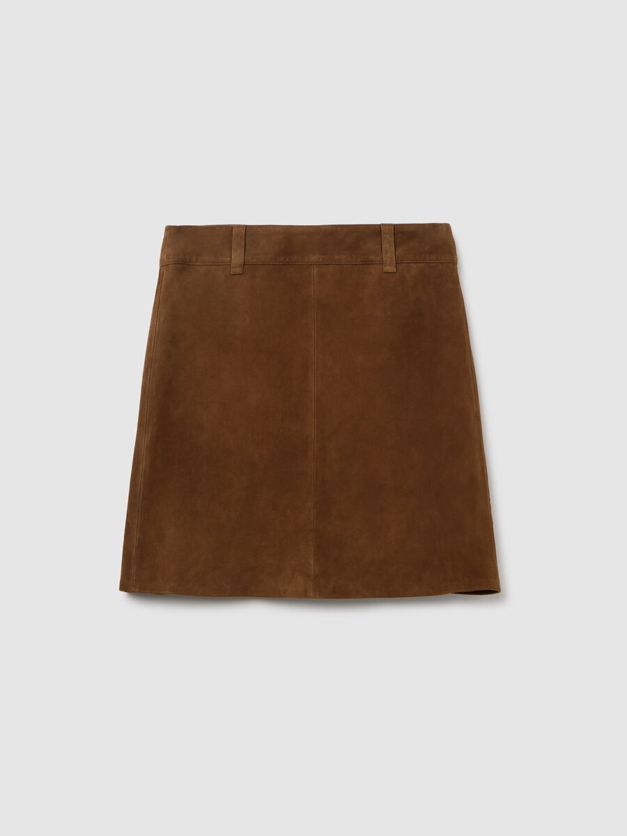 Genuine Suede Mini Skirt_4