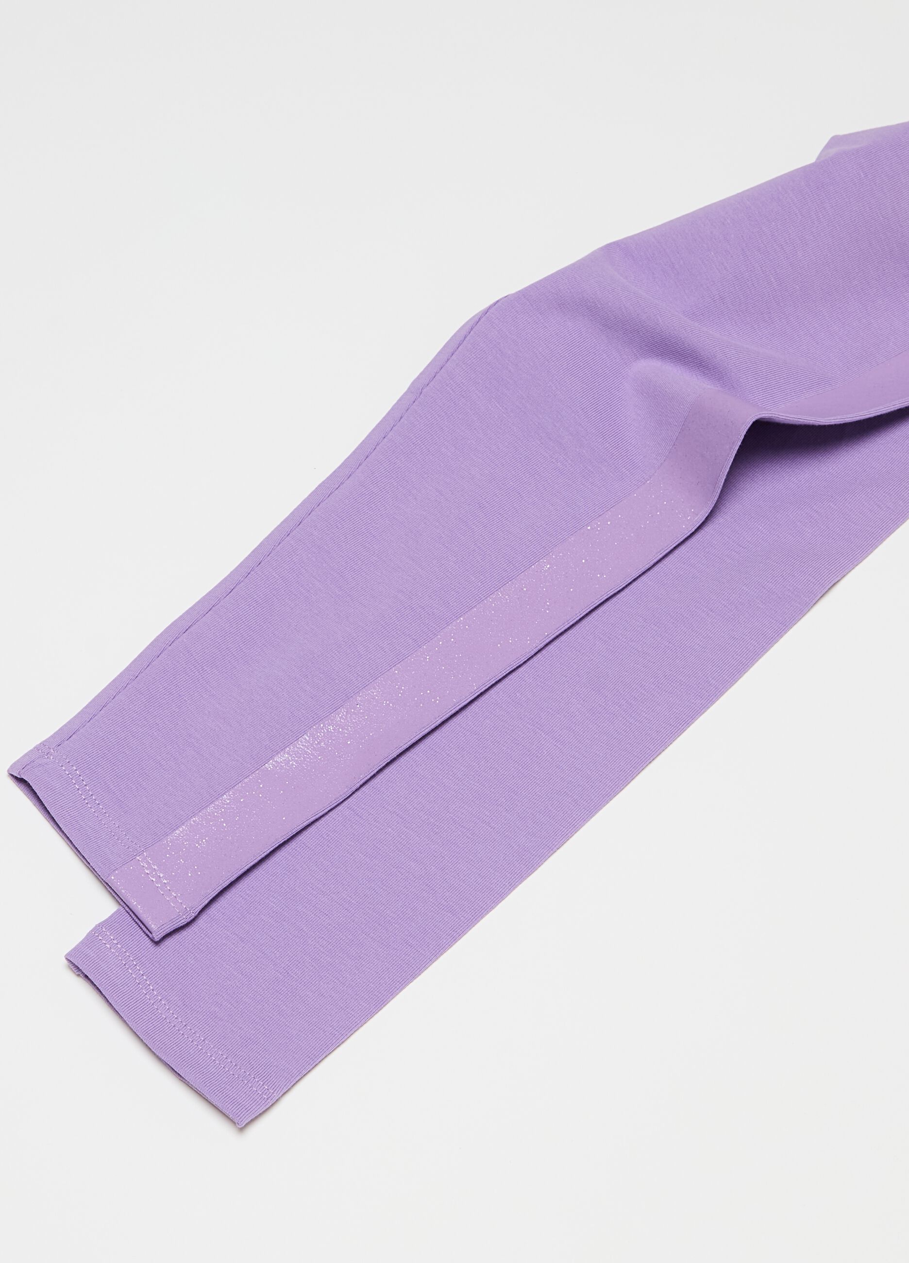 Stretch cotton leggings