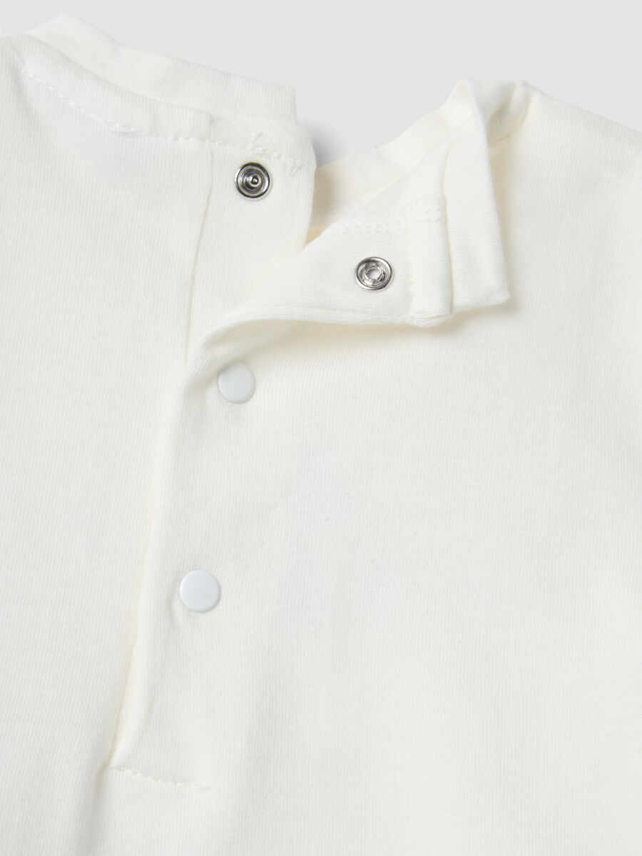 Body in puro cotone multicolor da neonato con stampa Looney Tunes_3