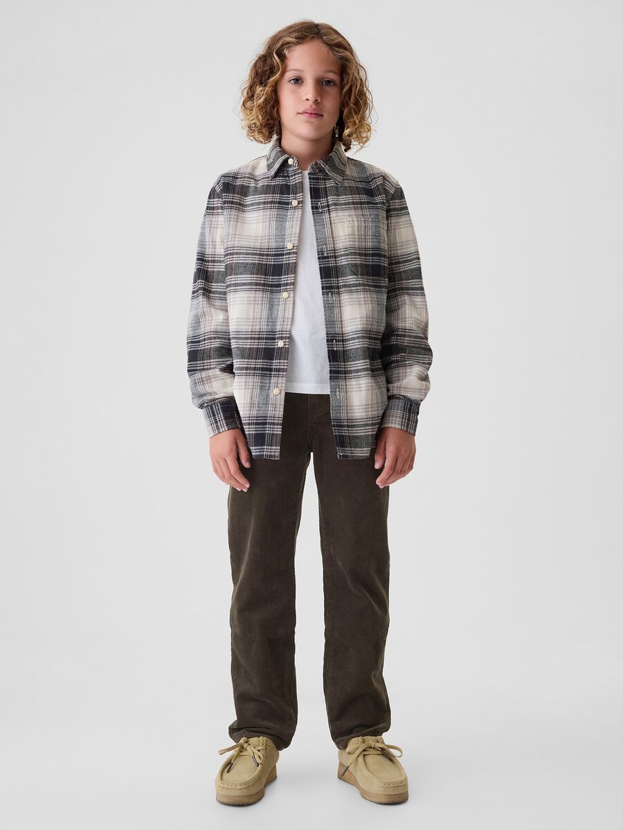 Corduroy chino trousers_0