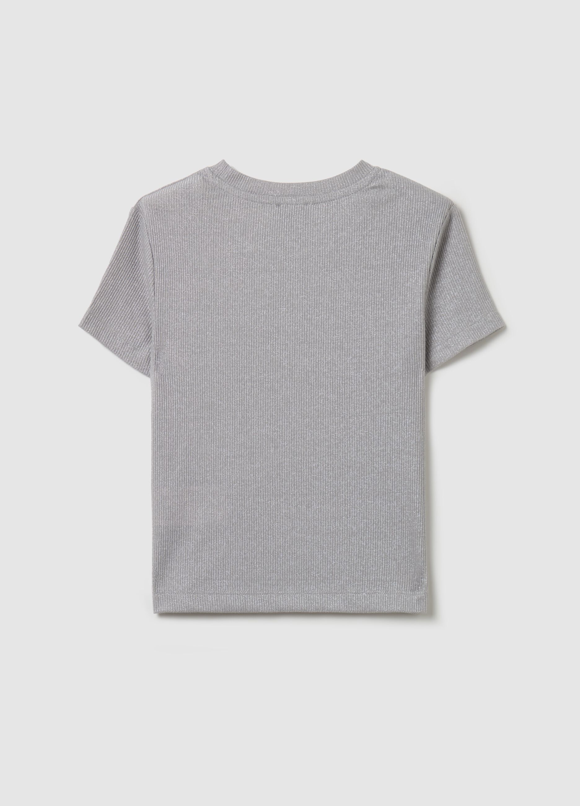 T-shirt in lurex