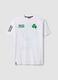 White pure cotton T-shirt with Boston Celtics logo_4