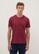 Red T-shirt in pure cotton regular fit_0