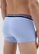 Tripack Boxer Shorts in Stretch Cotton Blue_2