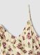 Beige stretch dress with floral print_1