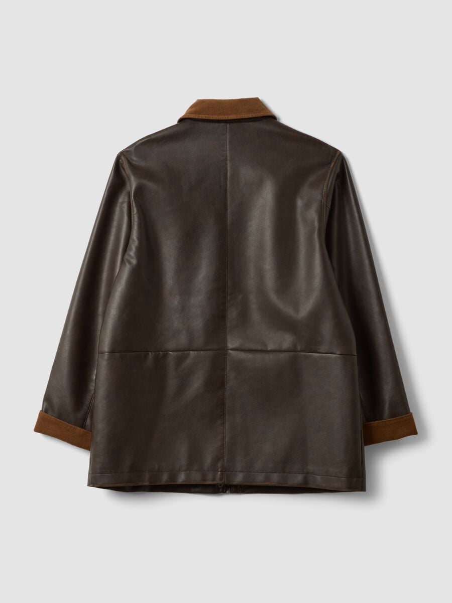 Brown regular-fit viscose-blend jacket_6