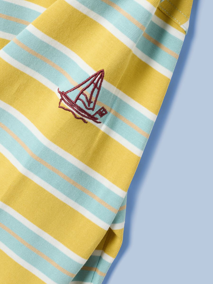 Polo a maniche lunghe ALTAVIA SAILING a righe in puro cotone_6