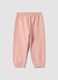 Pink pure cotton joggers_1