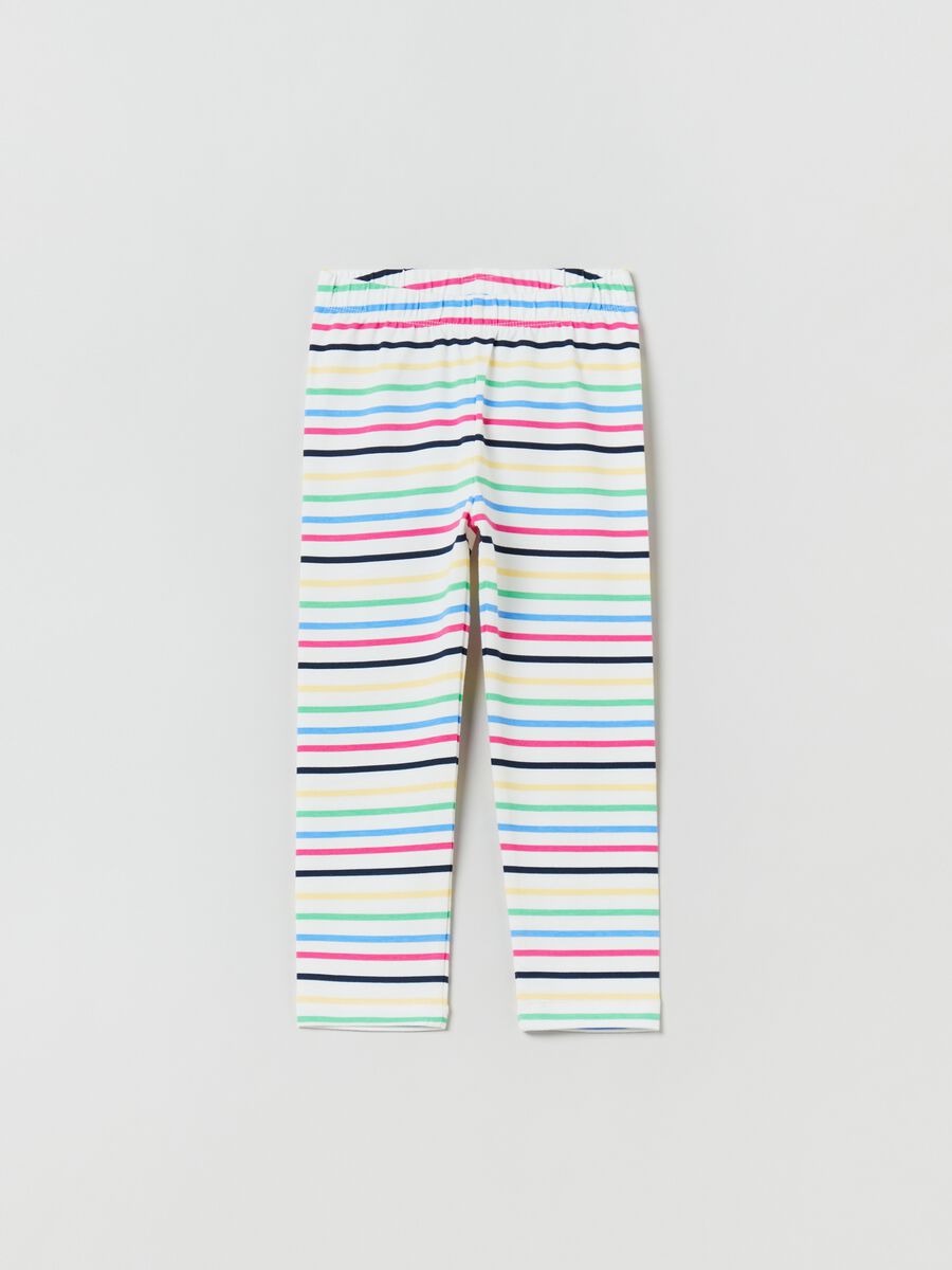 Leggings with striped pattern_0
