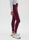 Girls' Red Stretch Cotton Skinny Leggings_1
