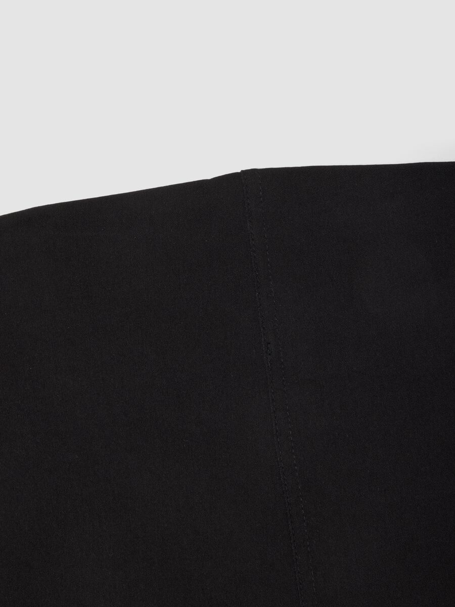 Pantaloni slim premaman neri in viscosa elasticizzata_5