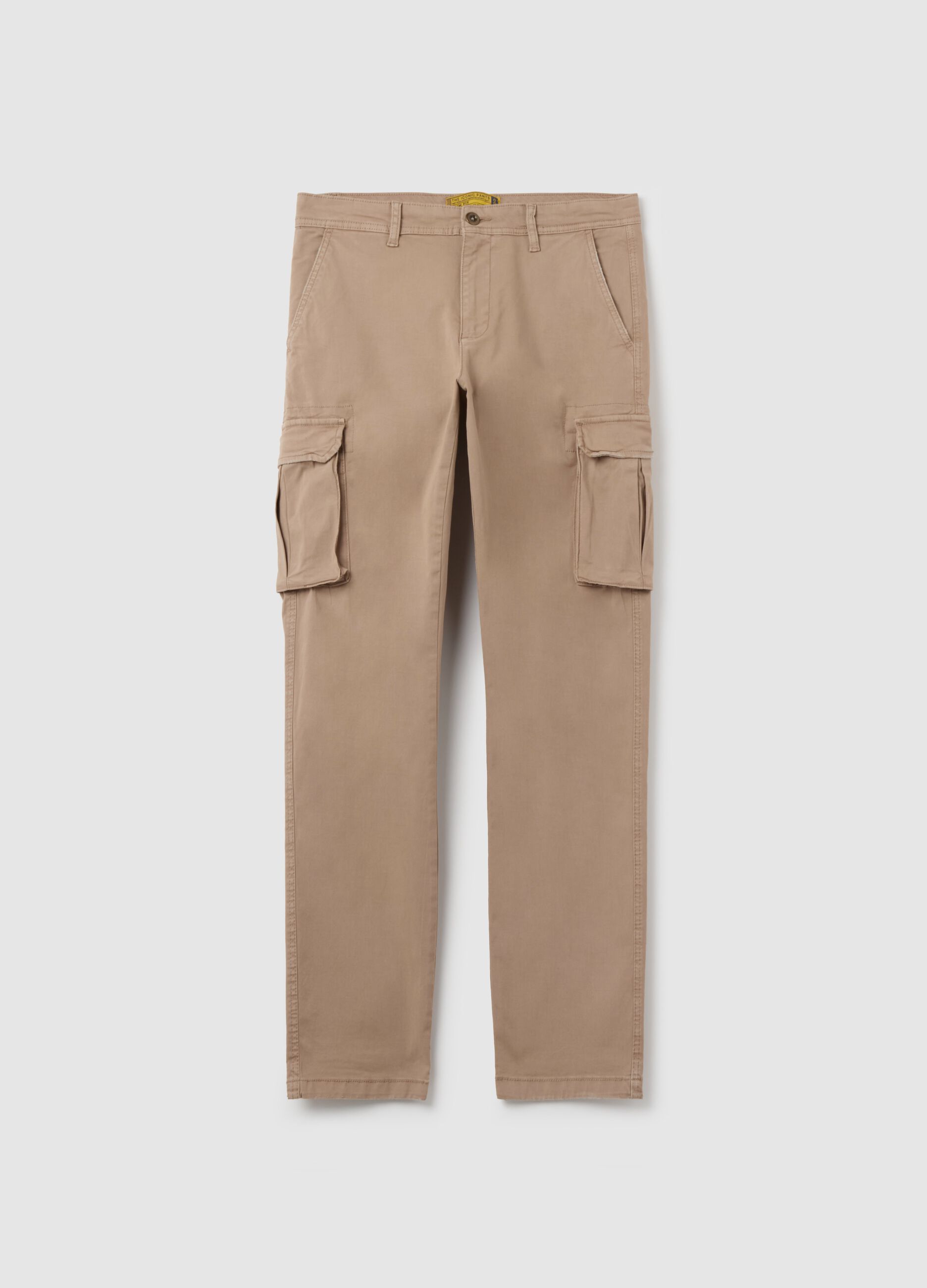 Cargo trousers in twill