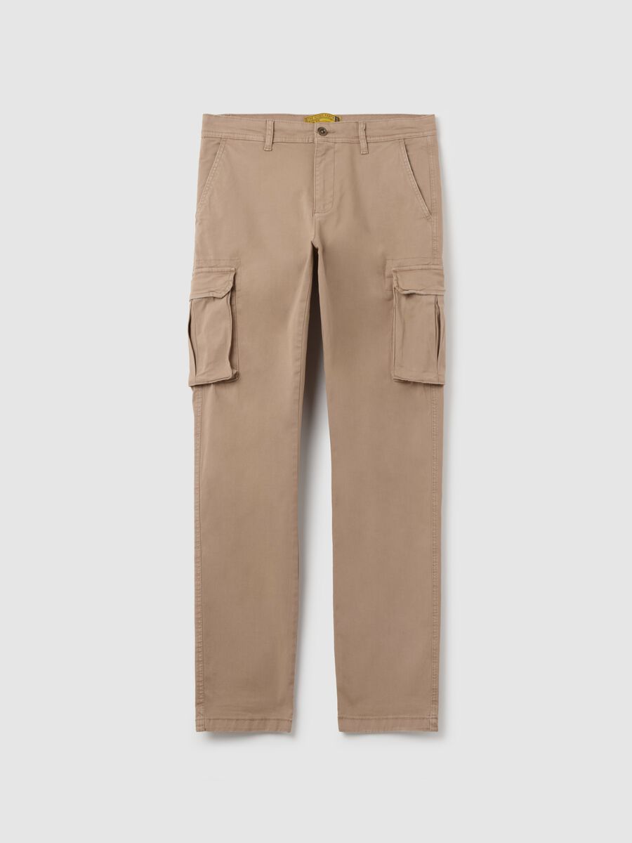 Cargo trousers in twill_4