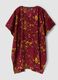 Multicolour pure cotton beach cover-up with floral print_4