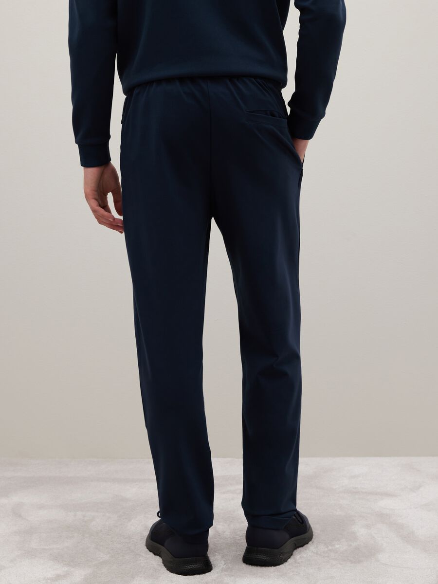 Regular Fit Blue Trousers_2