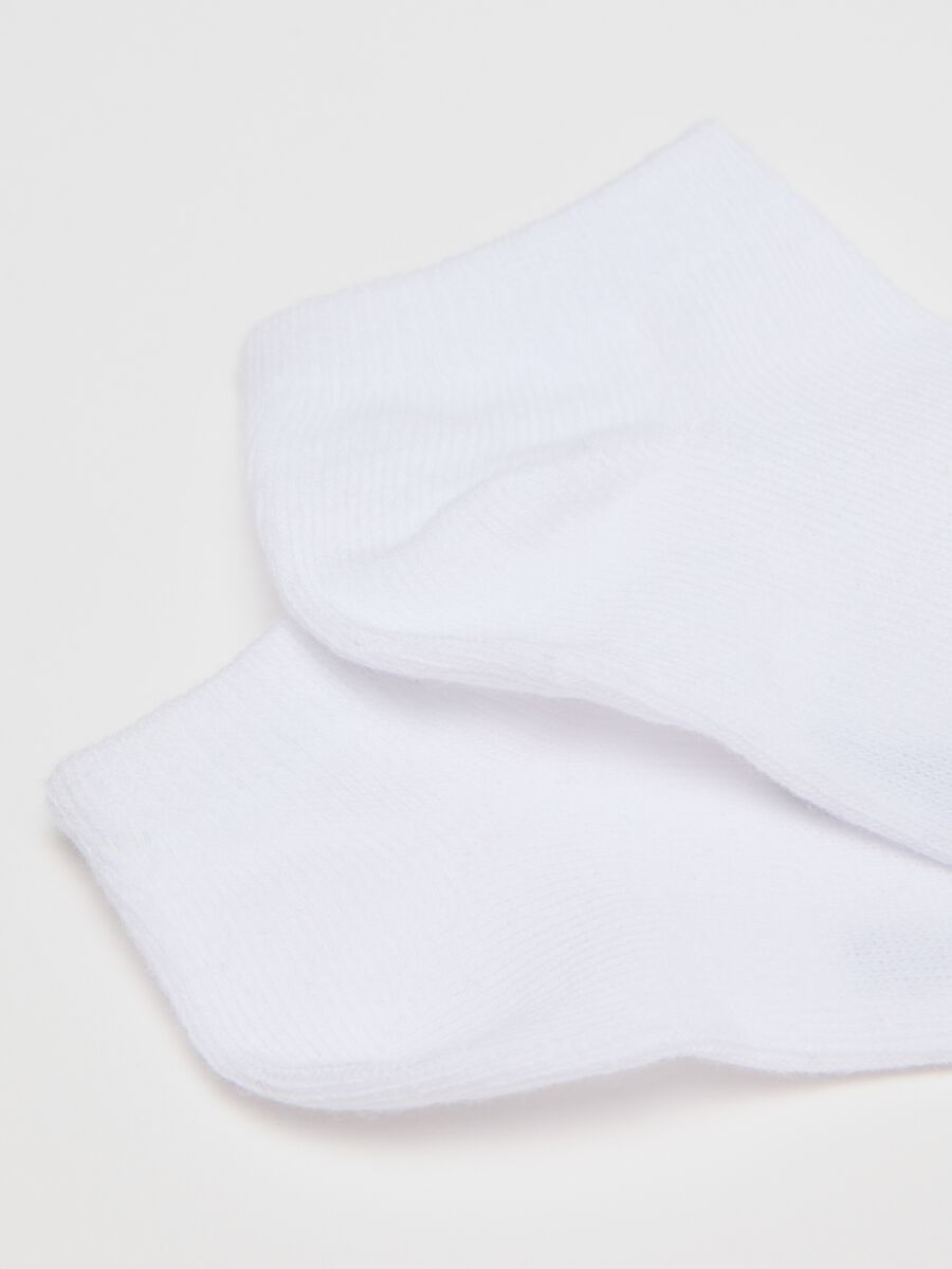 Five-pair pack shoe liners in stretch cotton_1