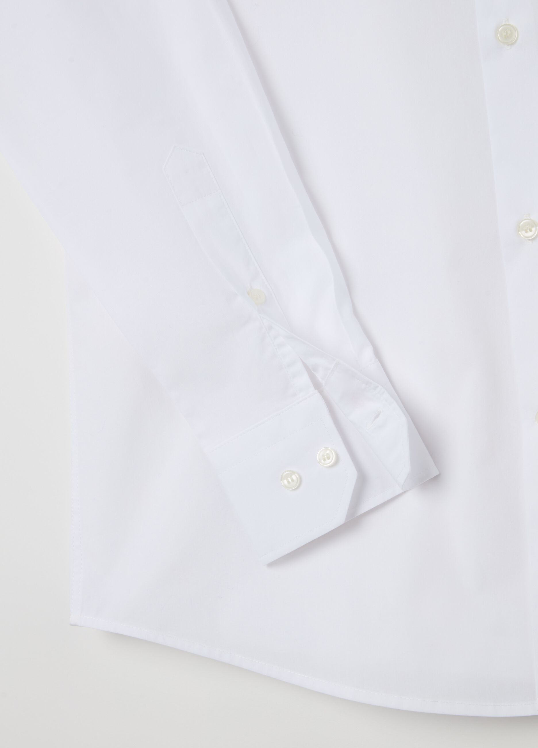 Regular-fit shirt in easy-iron cotton