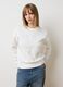 White Sweatshirt with Floral Embroidery_2